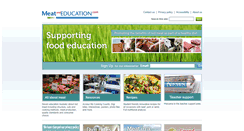 Desktop Screenshot of meatandeducation.redmeatinfo.com