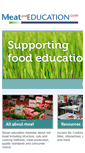 Mobile Screenshot of meatandeducation.redmeatinfo.com